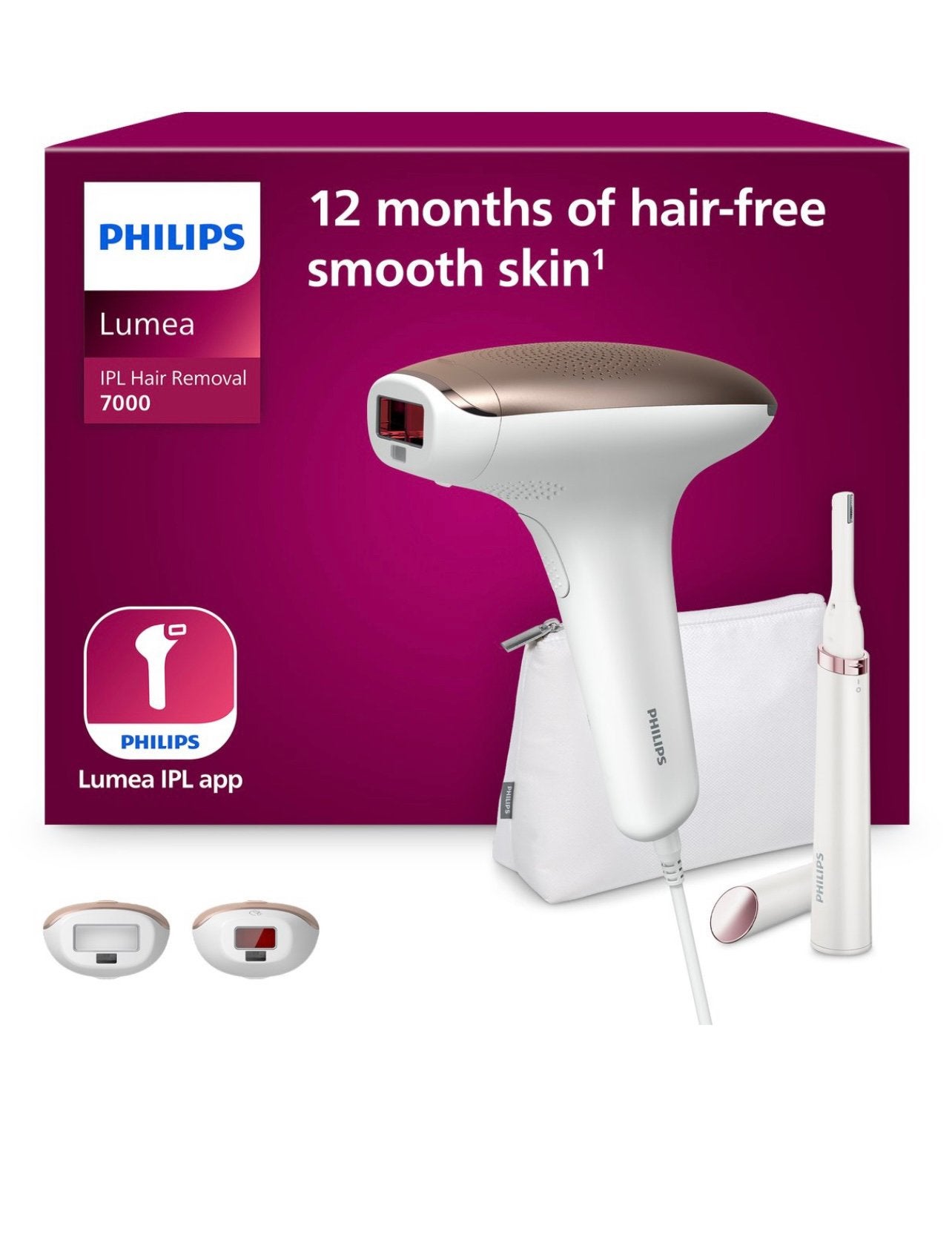 Philips Lumea IPL-ontharingsapparaat, Witgoed en Apparatuur, Persoonlijke-verzorgingsapparatuur, Zo goed als nieuw, Scheren en Epileren