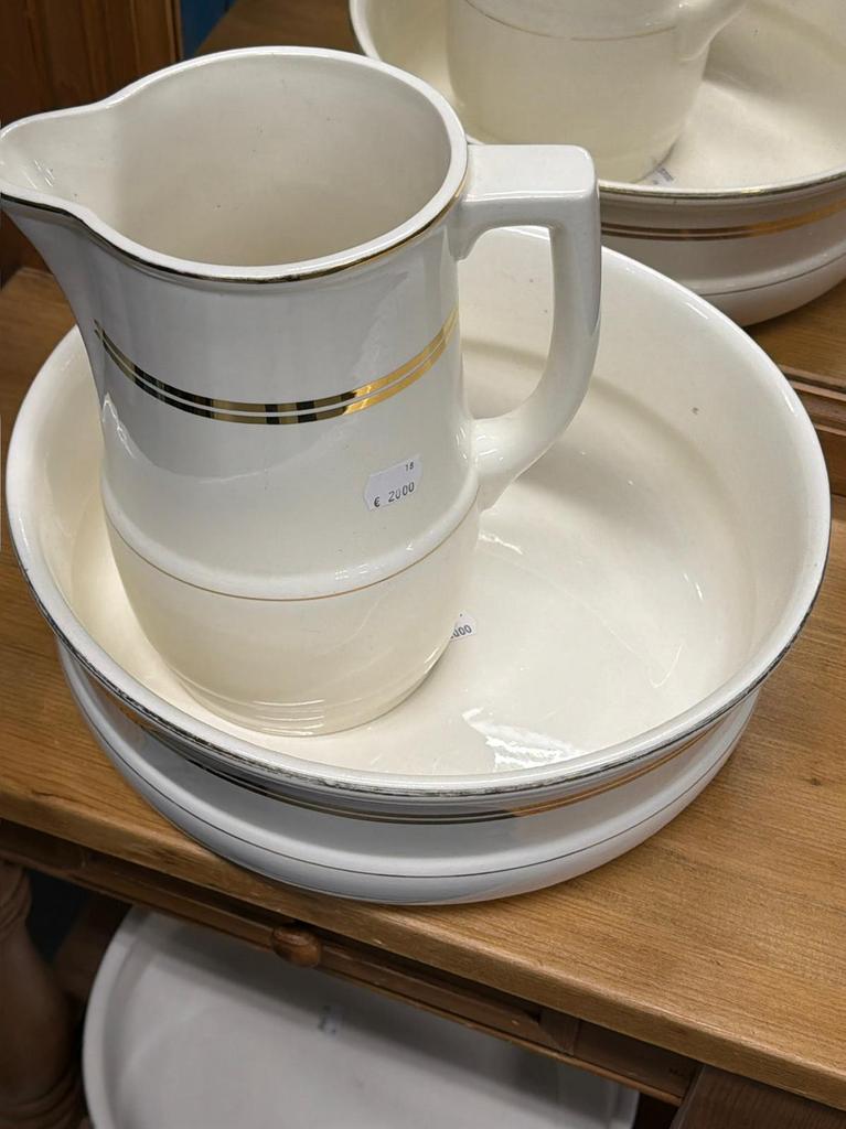 Authentieke waskomset/toiletset, Ophalen of Verzenden