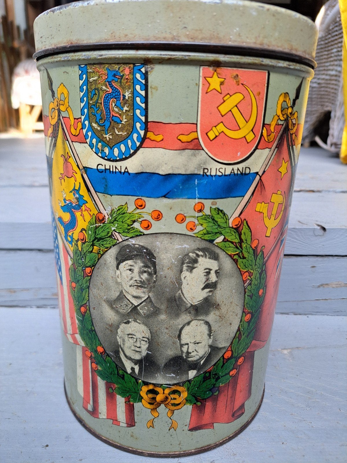Ww2 blik, Ophalen of Verzenden, Zo goed als nieuw, Kunststof
