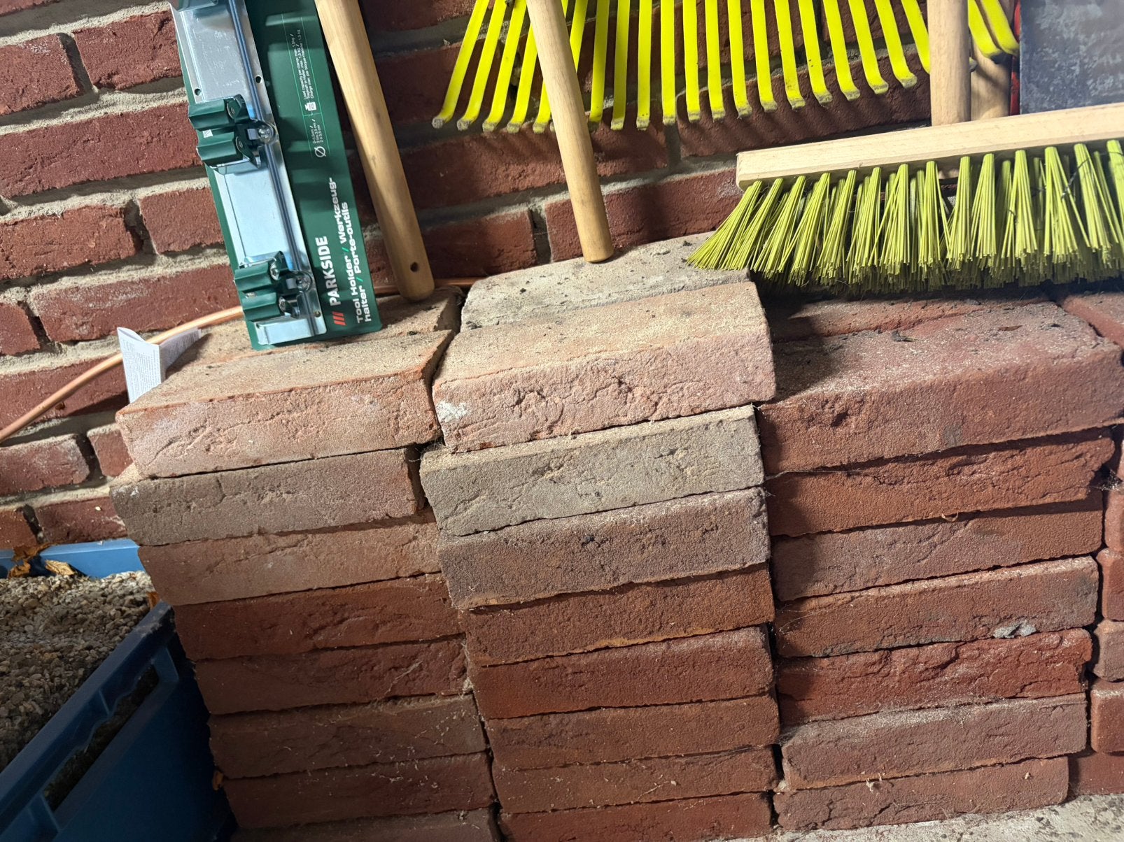 45 nieuwe rode bakstenen, Ophalen, Nieuw, Hout