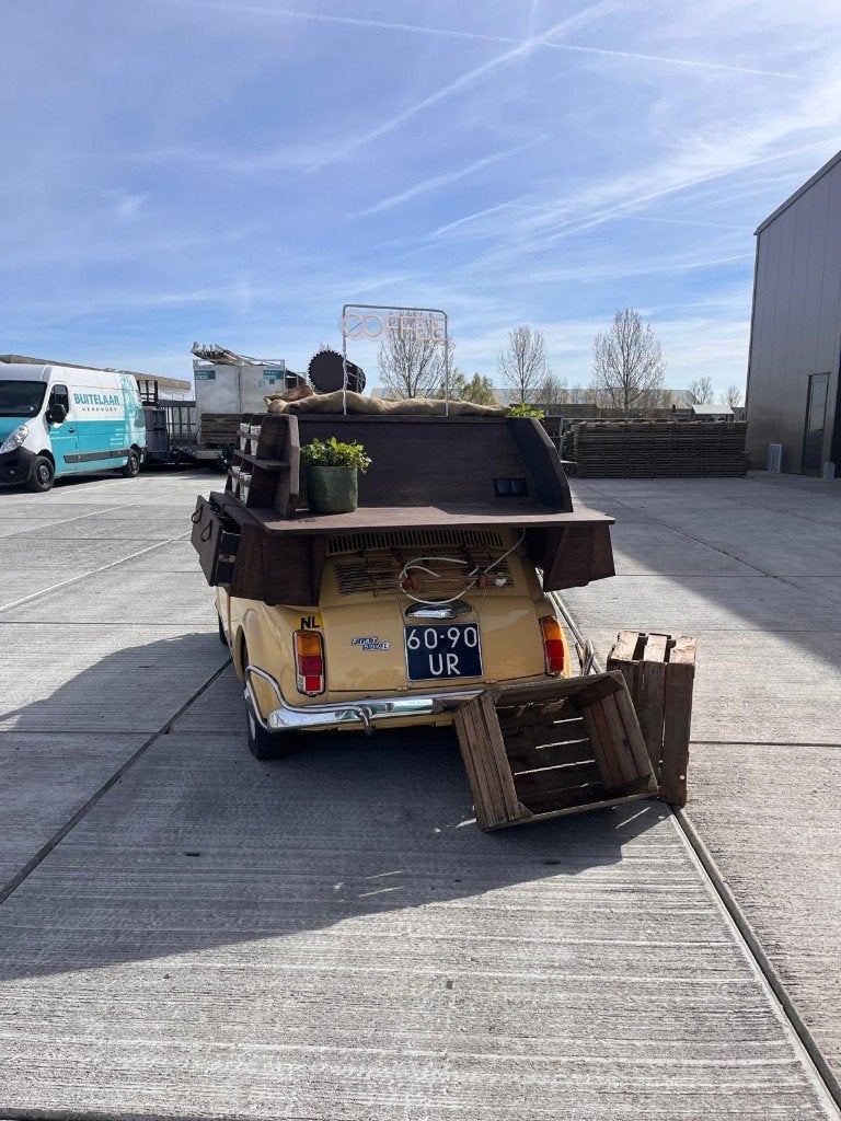 Fiat 500 Oldtimer huren! / Klassieke trouwauto deco te huur, Ophalen, Nieuw, Overige