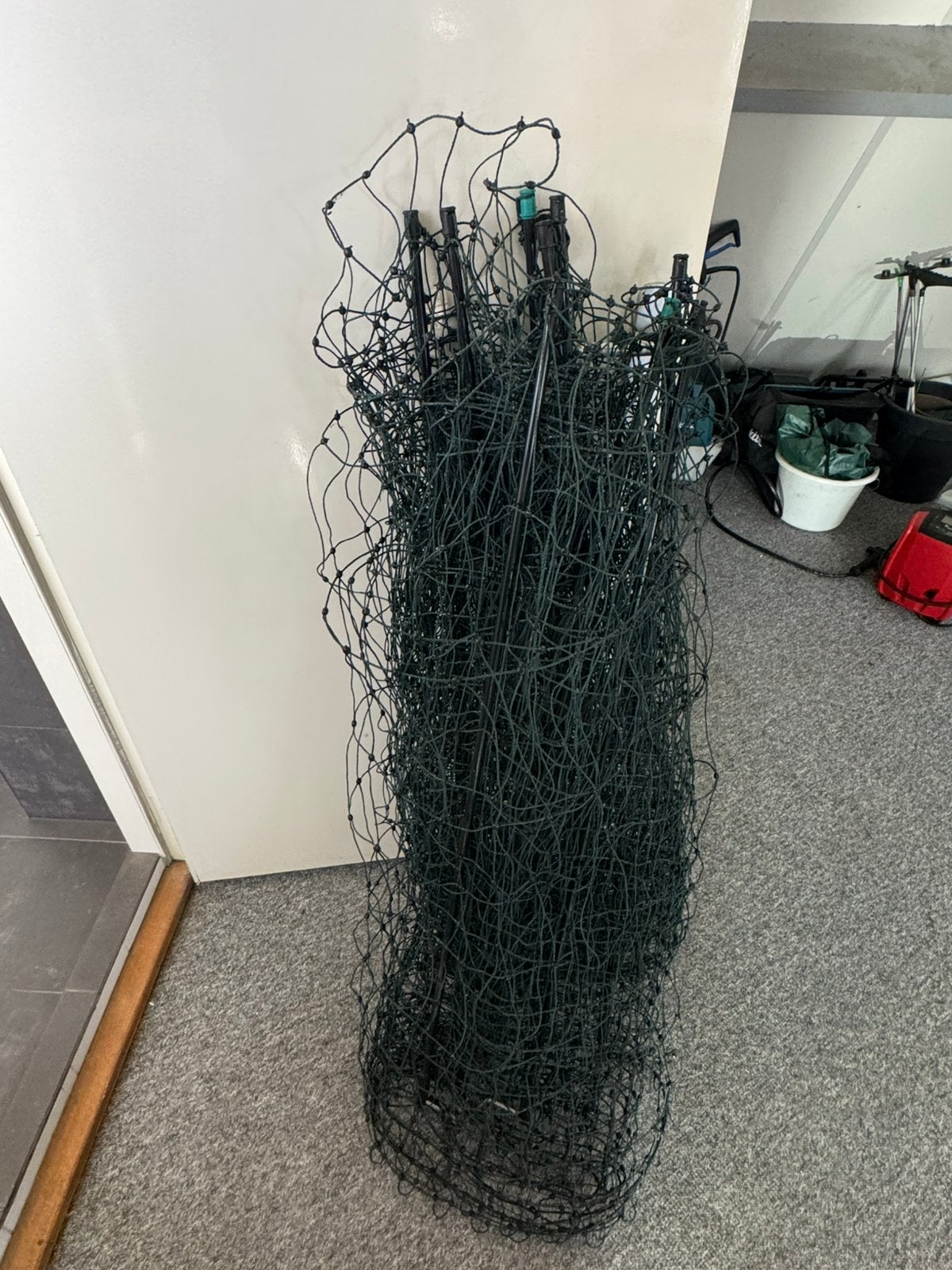 Afrasteringsnet 25 meter, Ophalen, Zo goed als nieuw, 20 meter of meer, Gaas