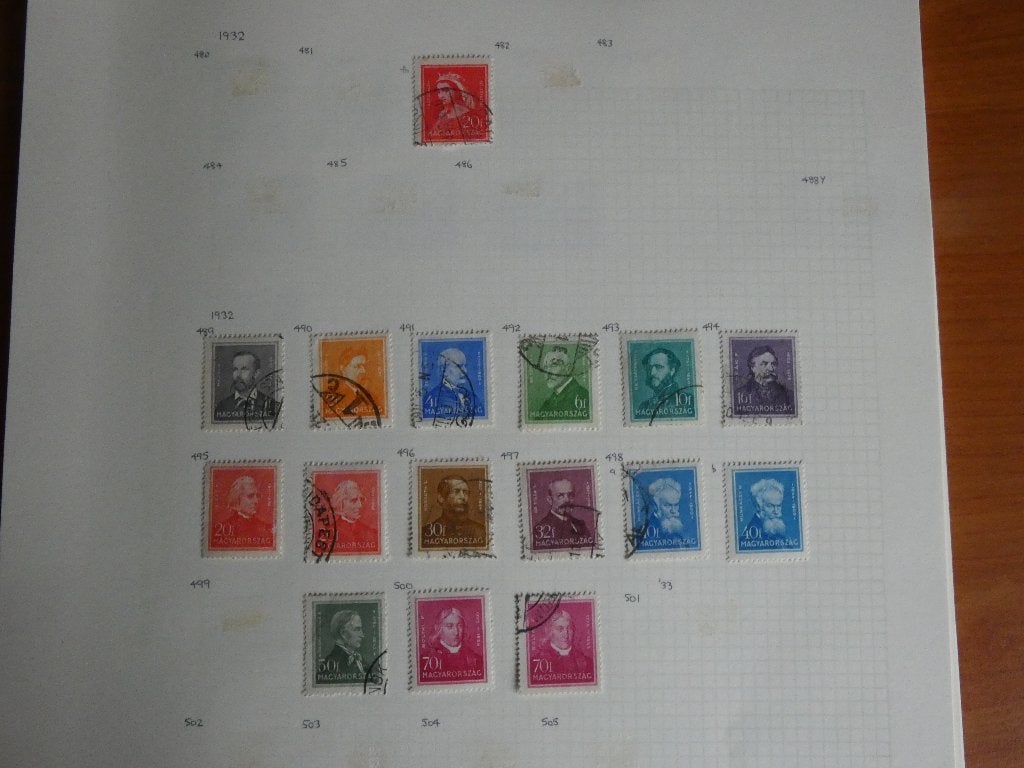 Collectie Hongarije, Postzegels en Munten, Postzegels | Volle albums en Verzamelingen, Ophalen of Verzenden, Buitenland