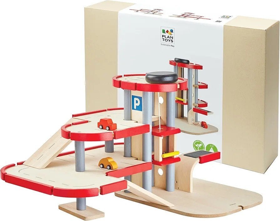 PlanToys Parkeergarage 6271 - Duurzaam Speelgoed, Ophalen of Verzenden, Nieuw