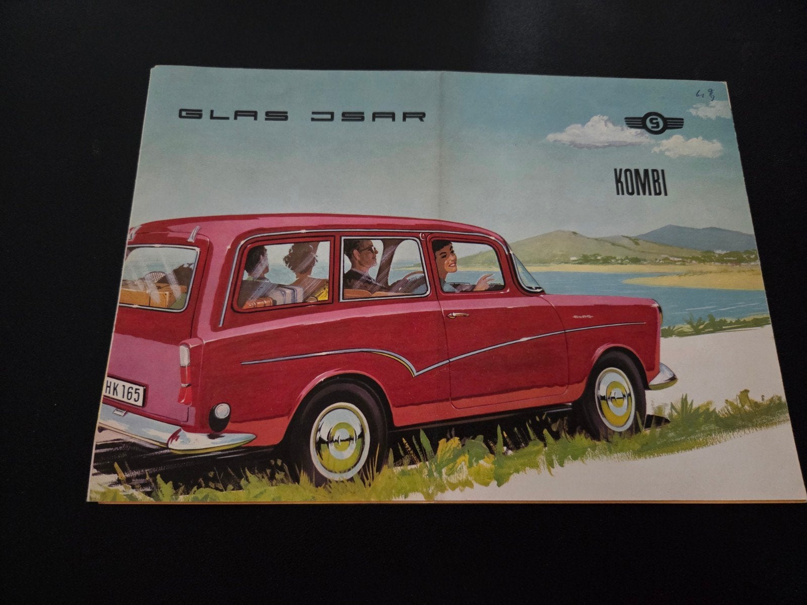 Brochure Glas Isar Kombi, Ophalen of Verzenden, Zo goed als nieuw, Overige merken