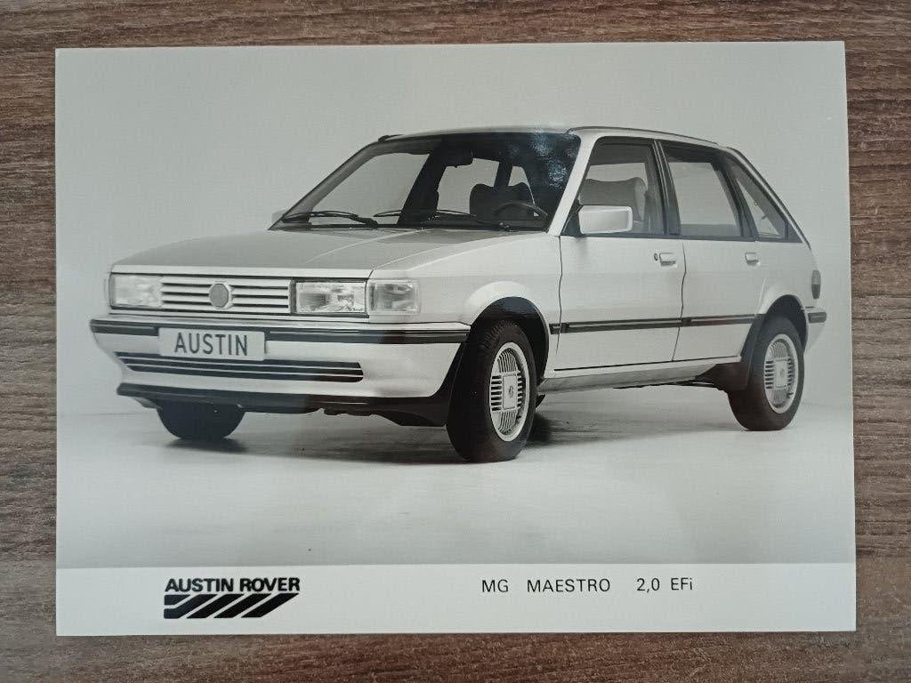 7x Austin/ MG Maestro persfoto's, Verzenden, Zo goed als nieuw, Overige merken