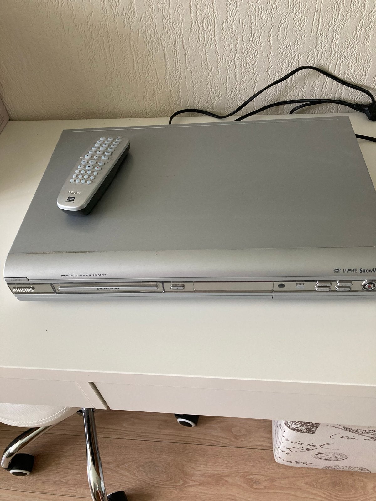Philips ShowView DVD Speler/Recorder DVDR 3305, Audio, Tv en Foto, Dvd-spelers, Gebruikt, Dvd-recorder, Philips, Ophalen of Verzenden