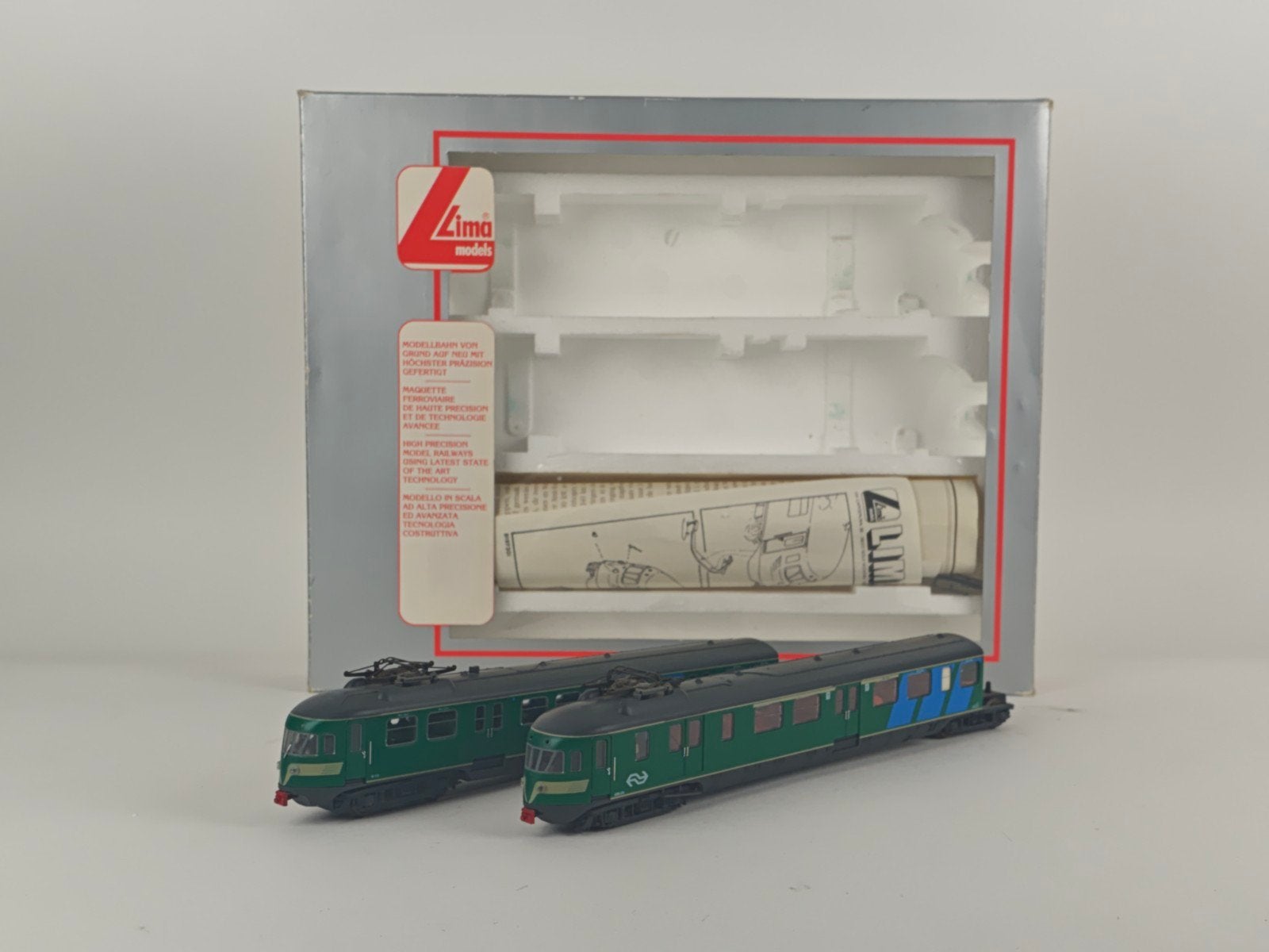 Lima 149734 NS Treinstel Groen - muizenkop, Treinset, Gelijkstroom, Analoog, Ophalen of Verzenden