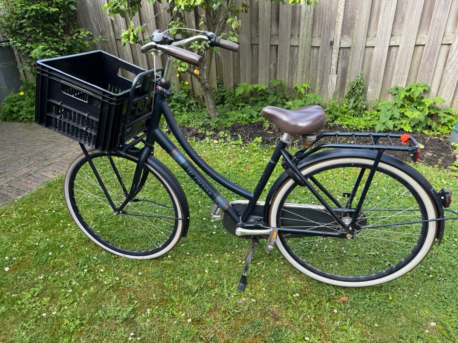 Cortina U4 Meisjesfiets/Damesfiets 50 cm  28 inch Blauw, Fietsen en Brommers, Fietsen | Dames | Damesfietsen, Terugtraprem, Gebruikt