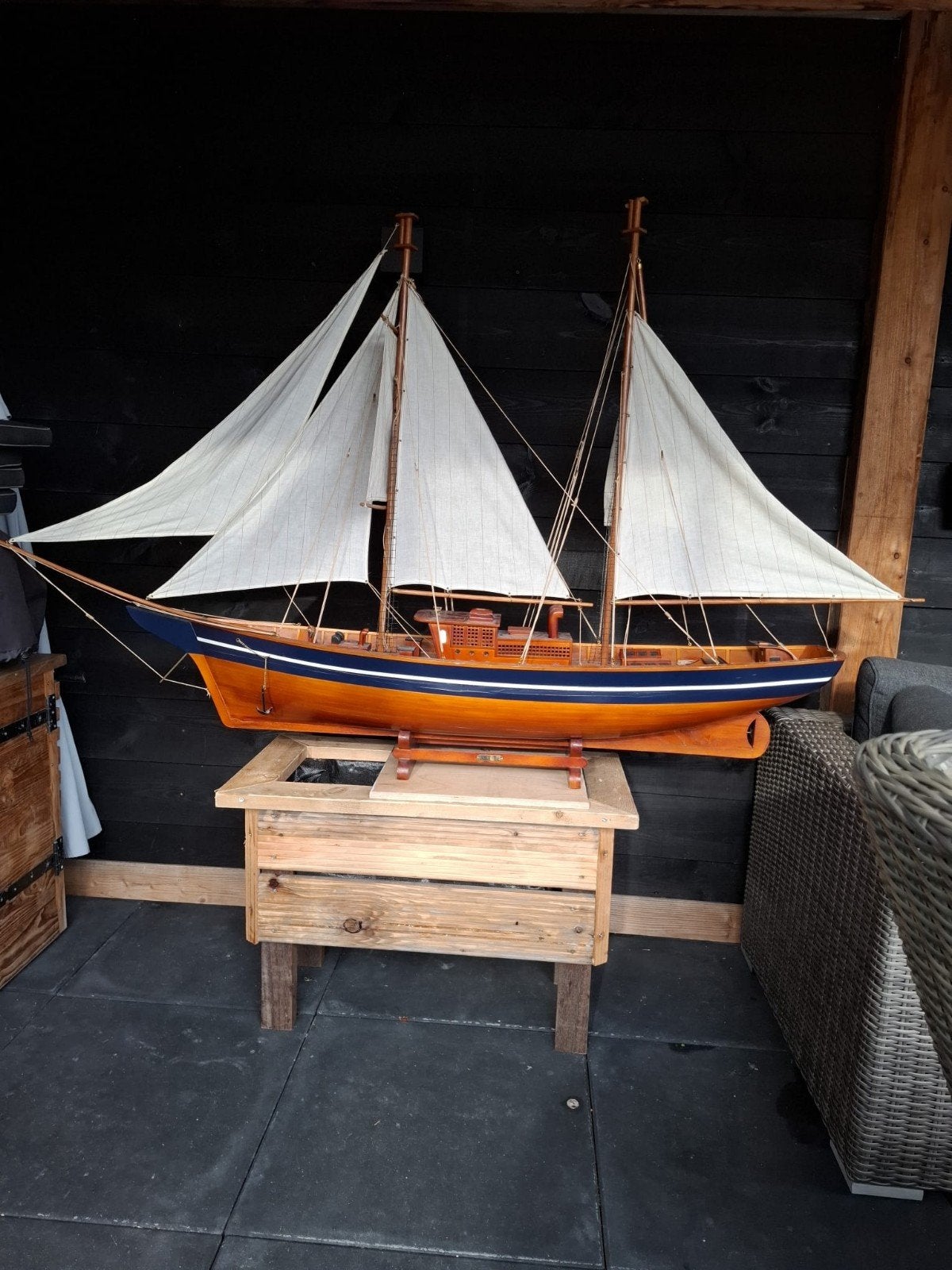 boot zeilboot, Hobby en Vrije tijd, Modelbouw | Boten en Schepen, Ophalen of Verzenden