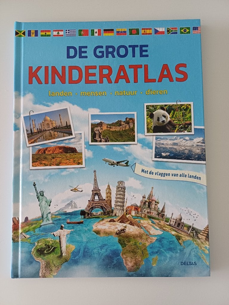 De grote kinderatlas, Boeken, Kinderboeken | Jeugd | 10 tot 12 jaar, Ophalen of Verzenden, Zo goed als nieuw
