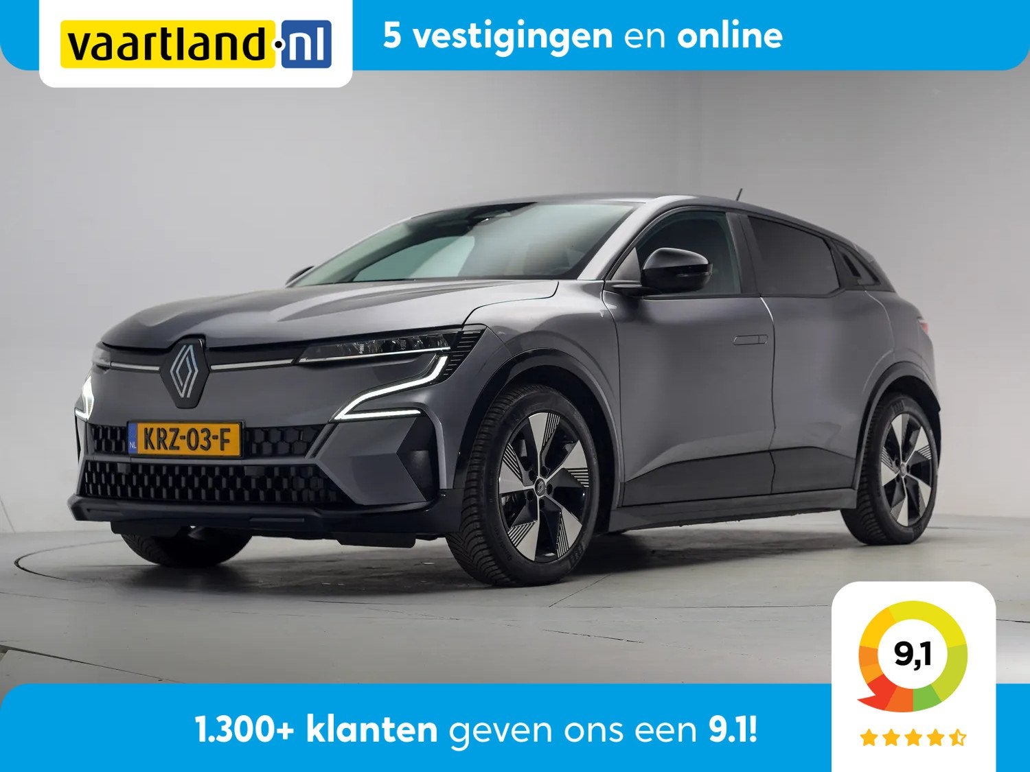 Renault Mégane E-Tech EV60 220pk Optimum Charge Equilibre 3, Auto's, Automaat, 0 cilinders, 220 pk, 900 kg