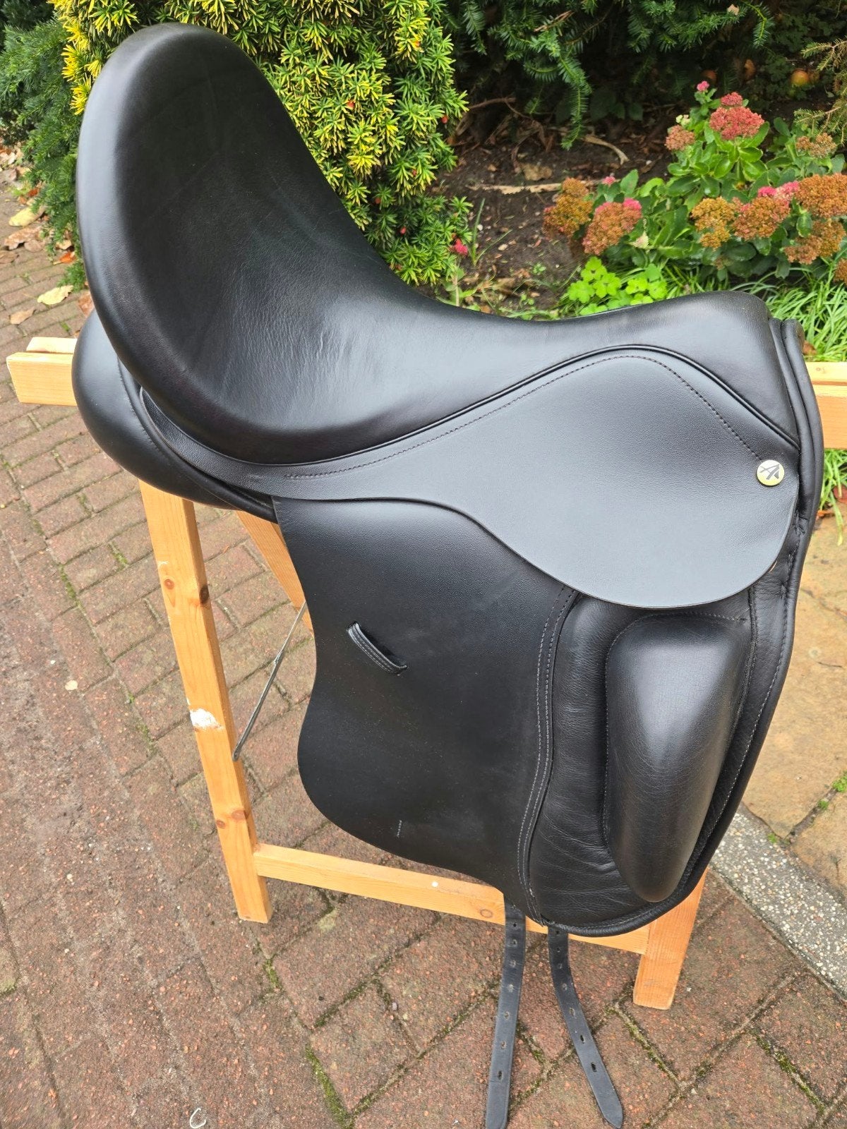 17.5 inch zadel Anatomica cygnus g3, Ophalen, Zo goed als nieuw, Dressuur