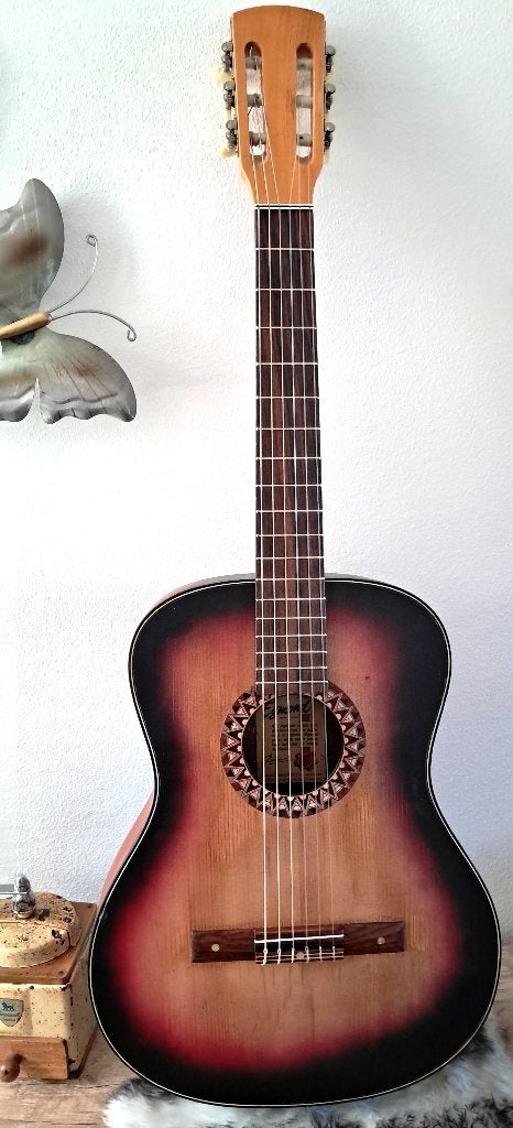 Egmond concert gitaar, massief voorblad, Ophalen of Verzenden, Gebruikt, Klassieke of Spaanse gitaar