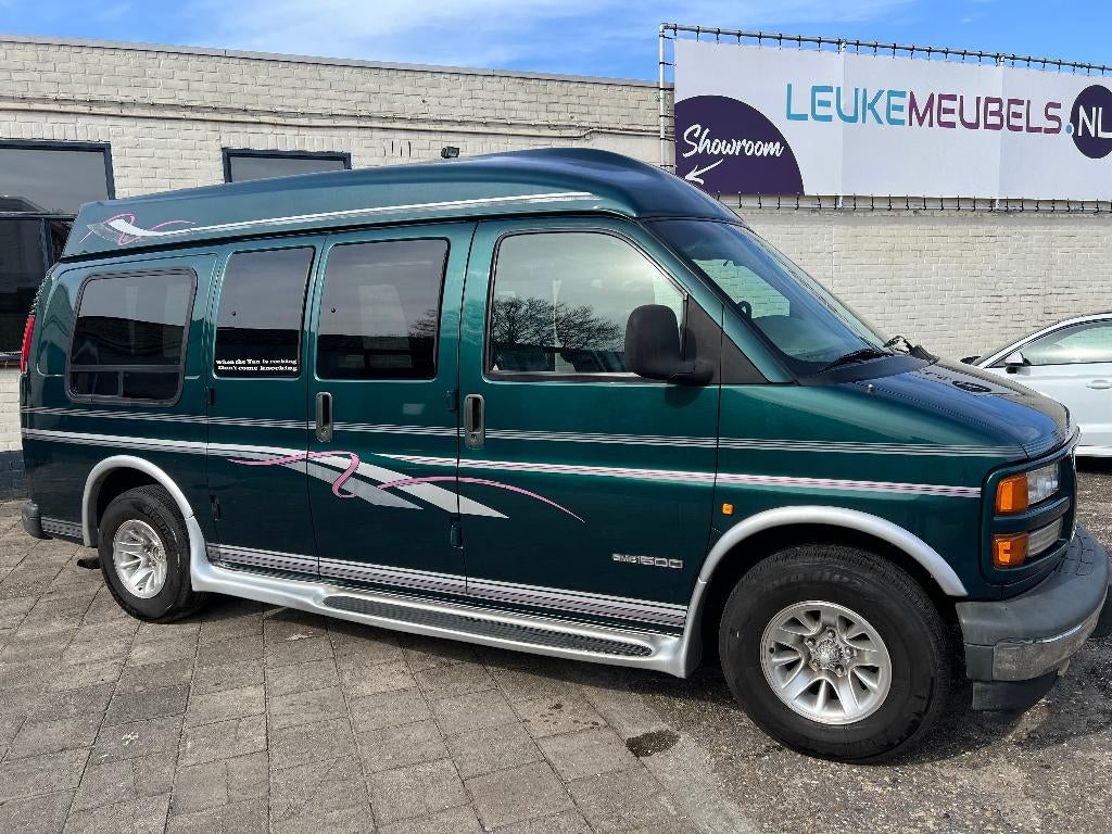 GMC Chevy Savana 1500 op camper kenteken mooie complete Van, Chemisch toilet, Bestuurdersdeur, Tot en met 2, Particulier