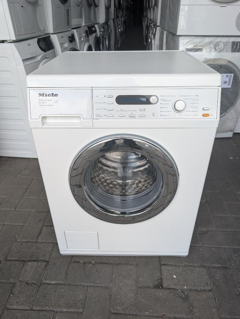 Degelijke en nette Miele W5847 WPS 1400 toeren A+++, Refurbished, Ophalen of Verzenden, Voorlader, 85 tot 90 cm