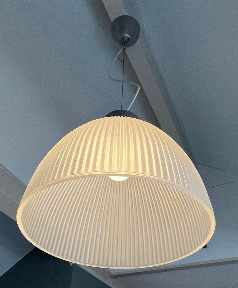 Ikea hanglamp glas wit, Ophalen of Verzenden, Gebruikt, Glas