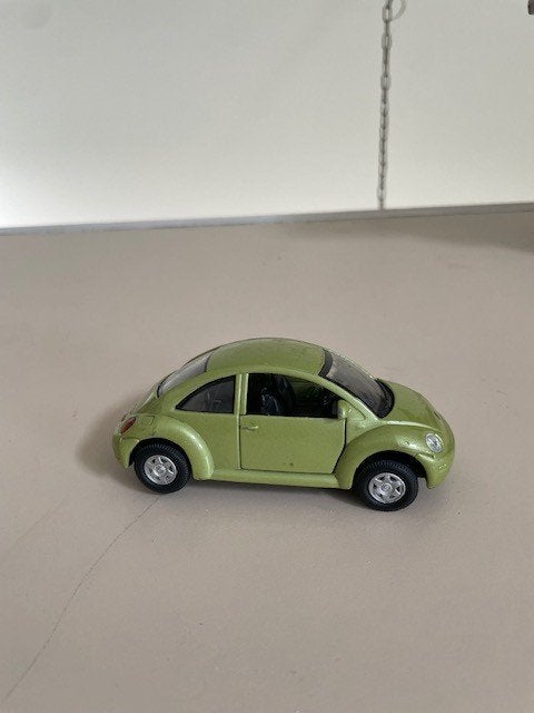 Speelgoed auto Welly. New Beatle volkswagen. Lichtgroen, Ophalen, Nieuw