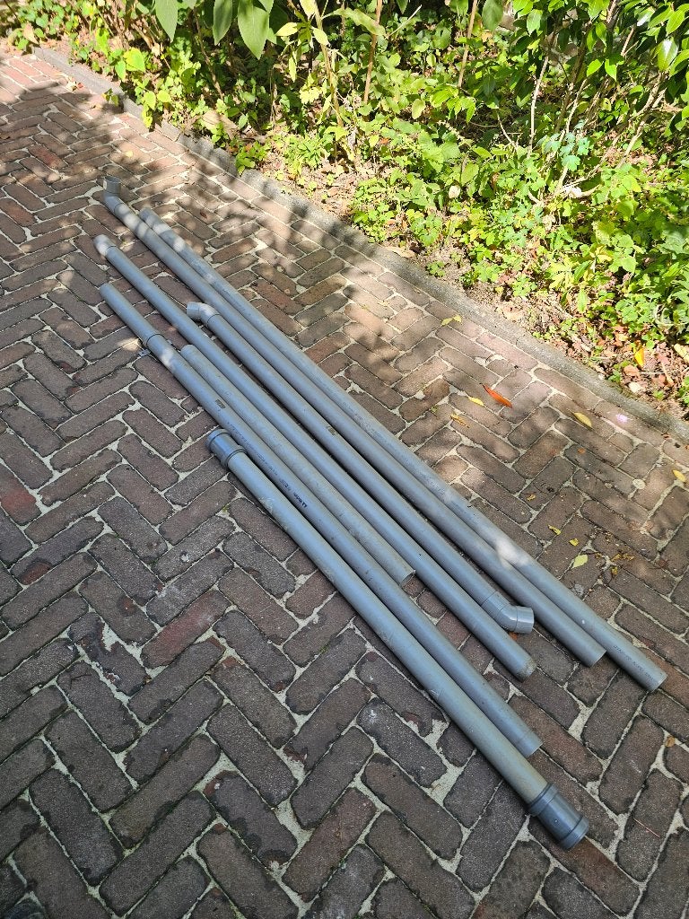 pvc buis, Doe-het-zelf en Verbouw, Ophalen, Pvc, 6 meter of meer, Zo goed als nieuw