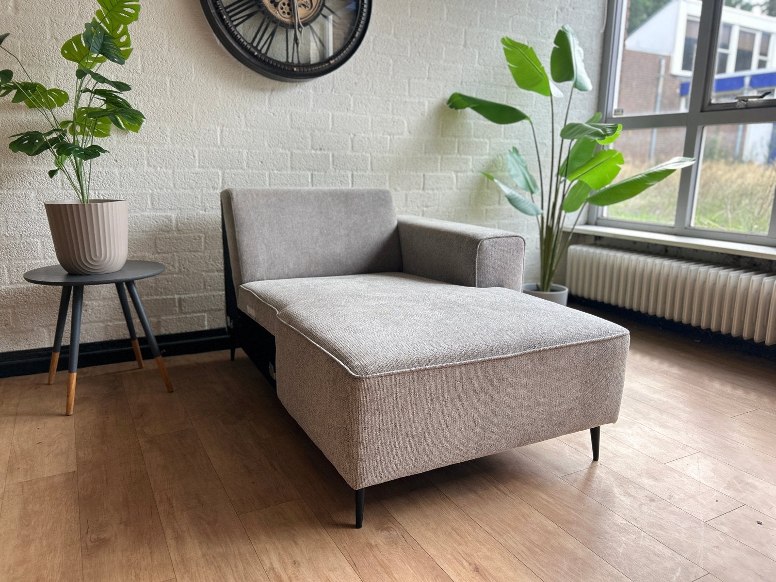 NIEUW | Luxe chaise longue / longchair | Geïmpregneerd, Eenpersoons, Lixe, Nieuw, 75 tot 100 cm
