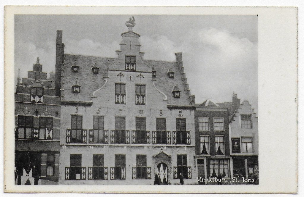 Middelburg St Joris Oude Ongelopen Ansichtkaart ( B4129 ), Ophalen of Verzenden, 1960 tot 1980, Ongelopen, Zeeland