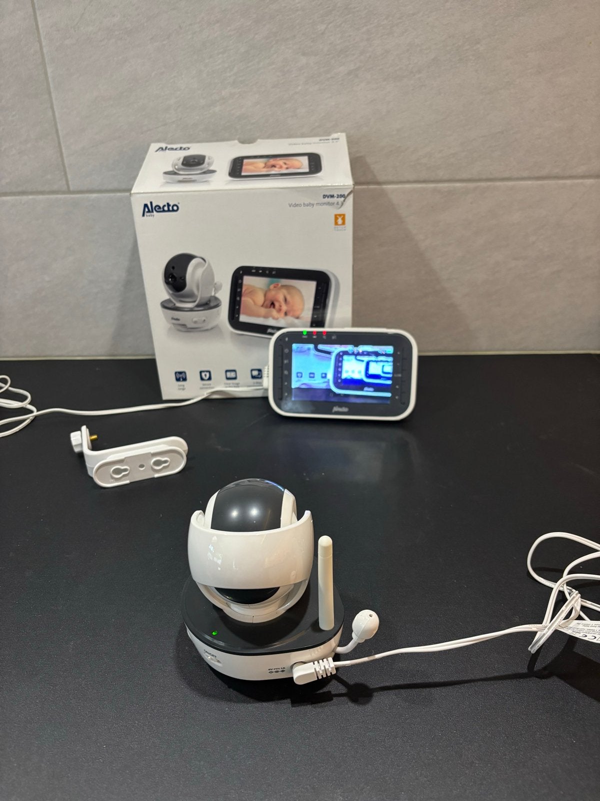 Alecto DVM-200 Babyfoon met Camera, Ophalen of Verzenden, Zo goed als nieuw, 250 meter of meer, Camera