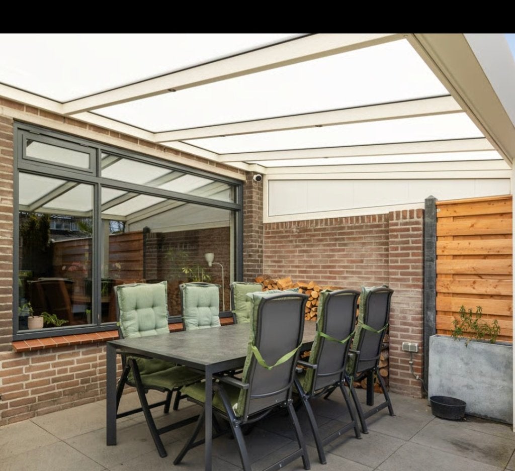 Aluminium veranda wit, Ophalen, Zo goed als nieuw, Veranda