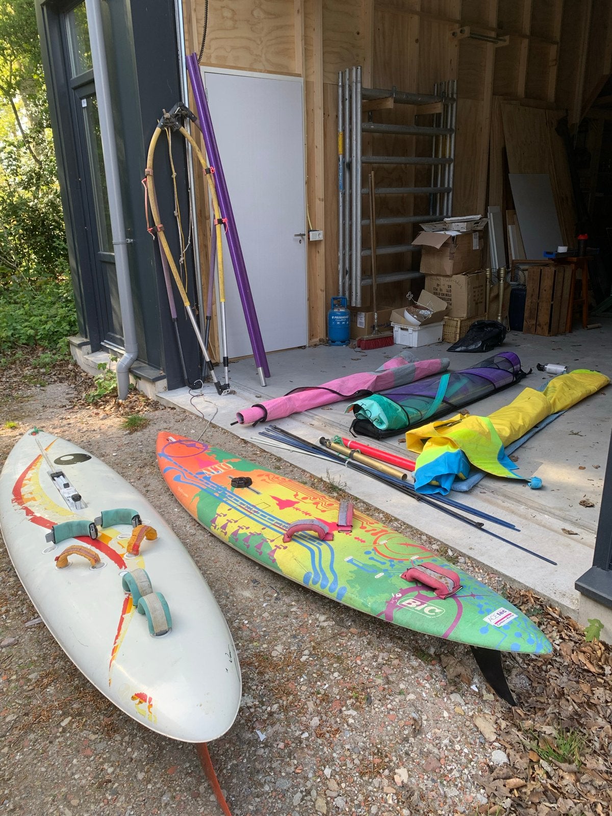 Windsurf set, Watersport en Boten, Windsurfen, Ophalen, Gebruikt, Minder dan 250 cm, Overige typen