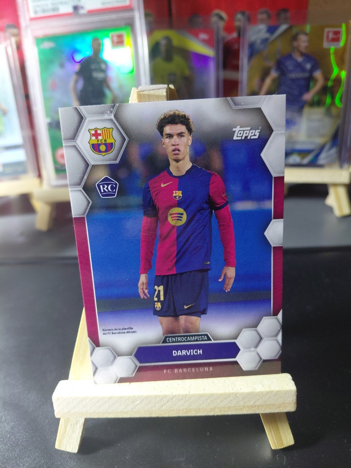 darvich ROOKIE (fc barcelona) topps, Verzamelen, Sportartikelen en Voetbal, Ophalen of Verzenden, Nieuw, Buitenlandse clubs, Spelerskaart