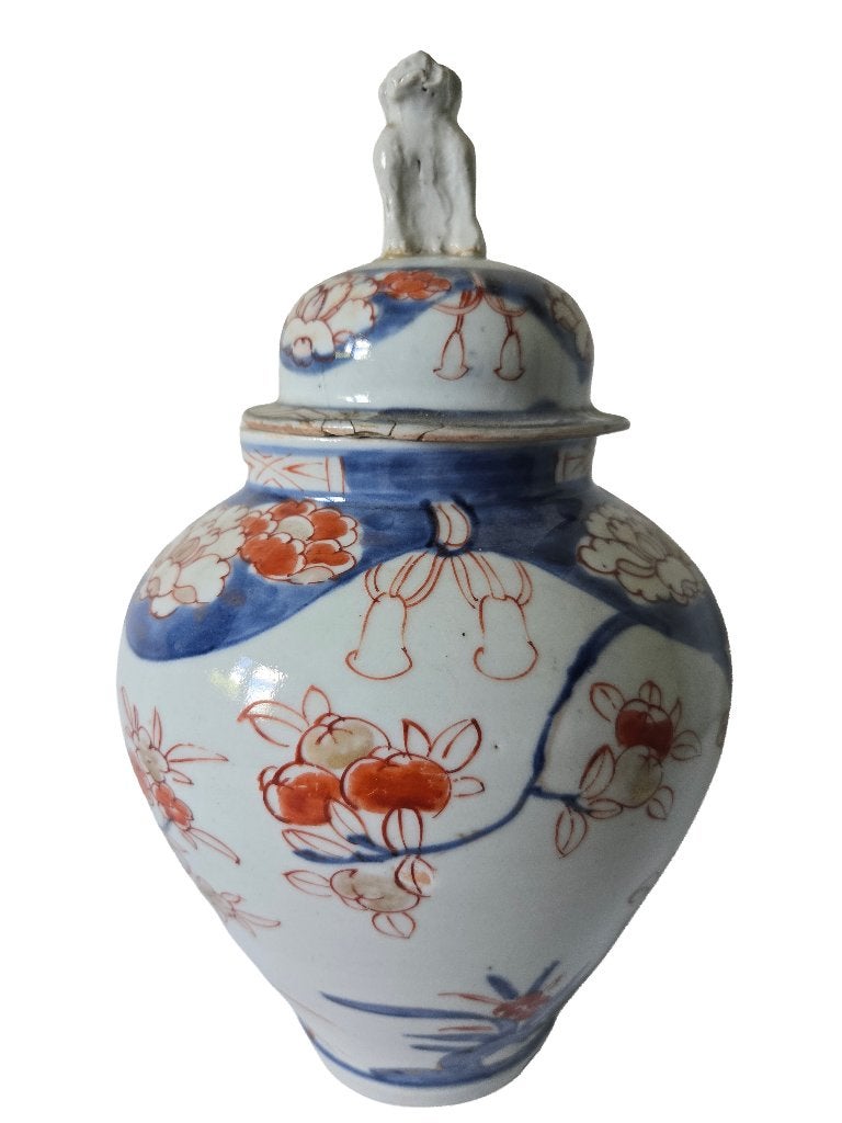 Imari dekselvaas, Ophalen