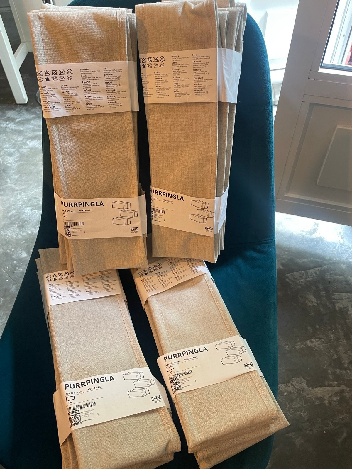 IKEA PURRPINGLA bakje, nieuw, Ophalen of Verzenden, Nieuw, Beige, Textiel