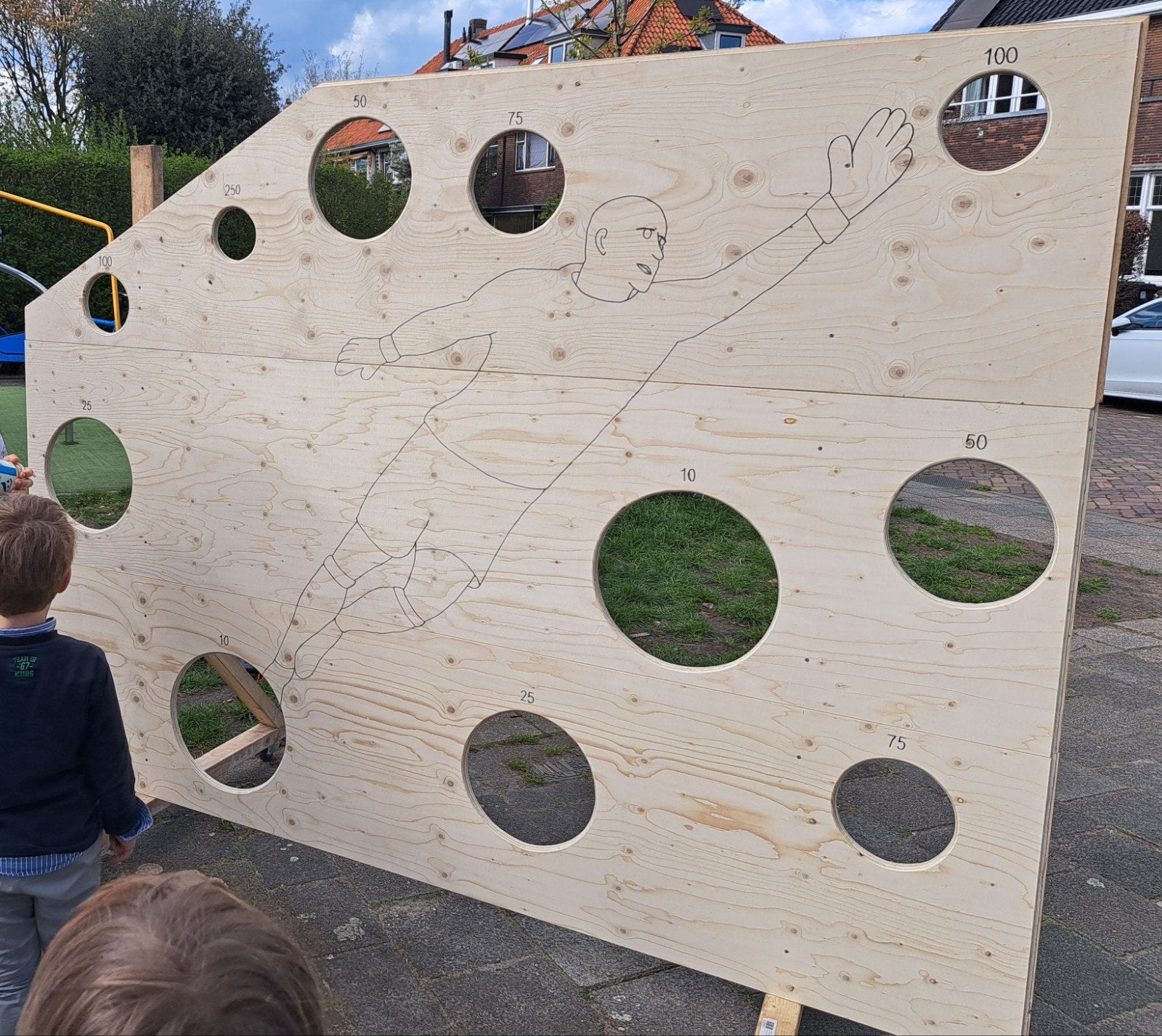Voetbal Doelwand, Ophalen, Gebruikt