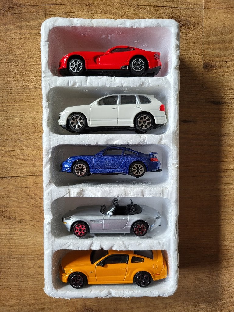 Bburago 5 modelauto's metaal schaal 1:43, Ophalen, Zo goed als nieuw, Auto, Overige merken