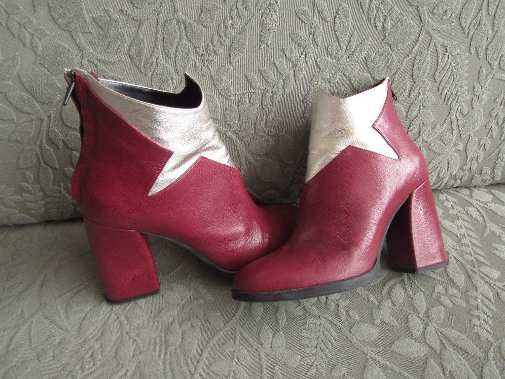 Gianne Marra Hippie - Vintage laarsjes maat 39 made in Italy, Kleding | Dames, Overige kleuren, Gianne Marra, Lage of Enkellaarzen