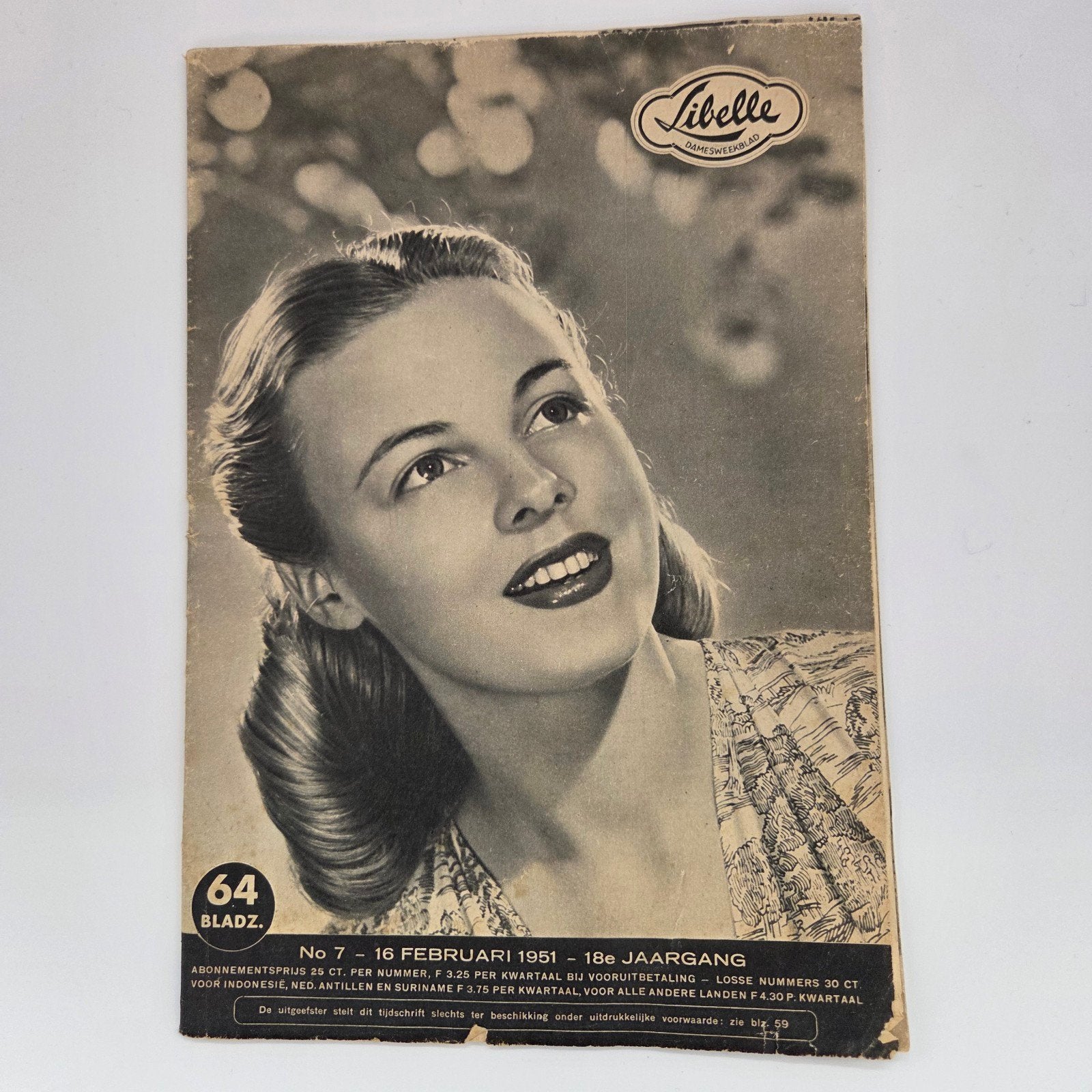 Libelle Tijdschrift - 18e Jaargang - 16 Februari 1951, Boeken, Ophalen of Verzenden, Gelezen, Damesbladen