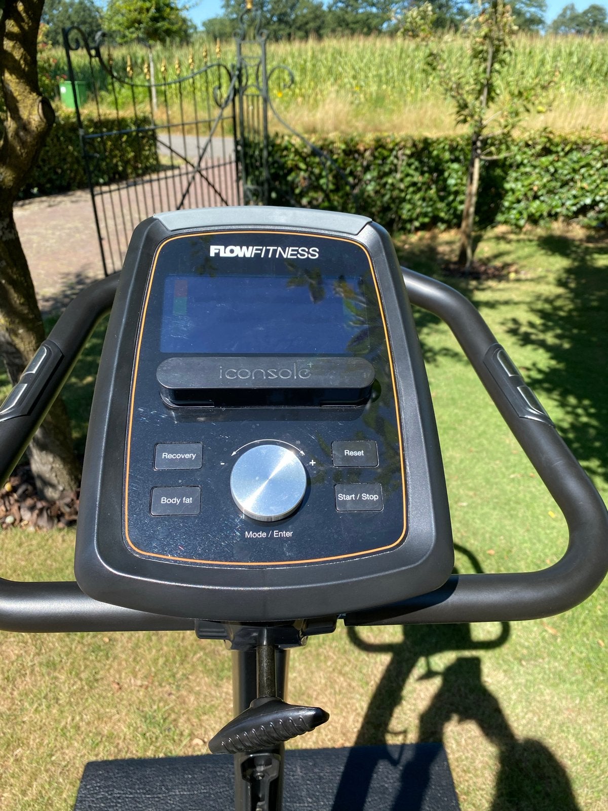 Flowfitness Stelvio iConsole Ergometer - Zo goed als nieuw, Ophalen, Zo goed als nieuw, Metaal, Benen