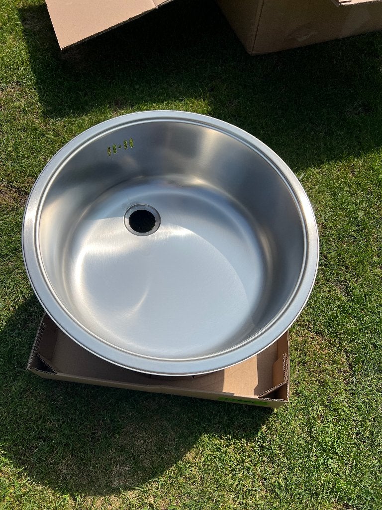 Franke Spoelbak ROX 610 RVS Rond Ø395mm Nieuw, Minder dan 50 cm, Nieuw, Ophalen of Verzenden, Minder dan 25 cm