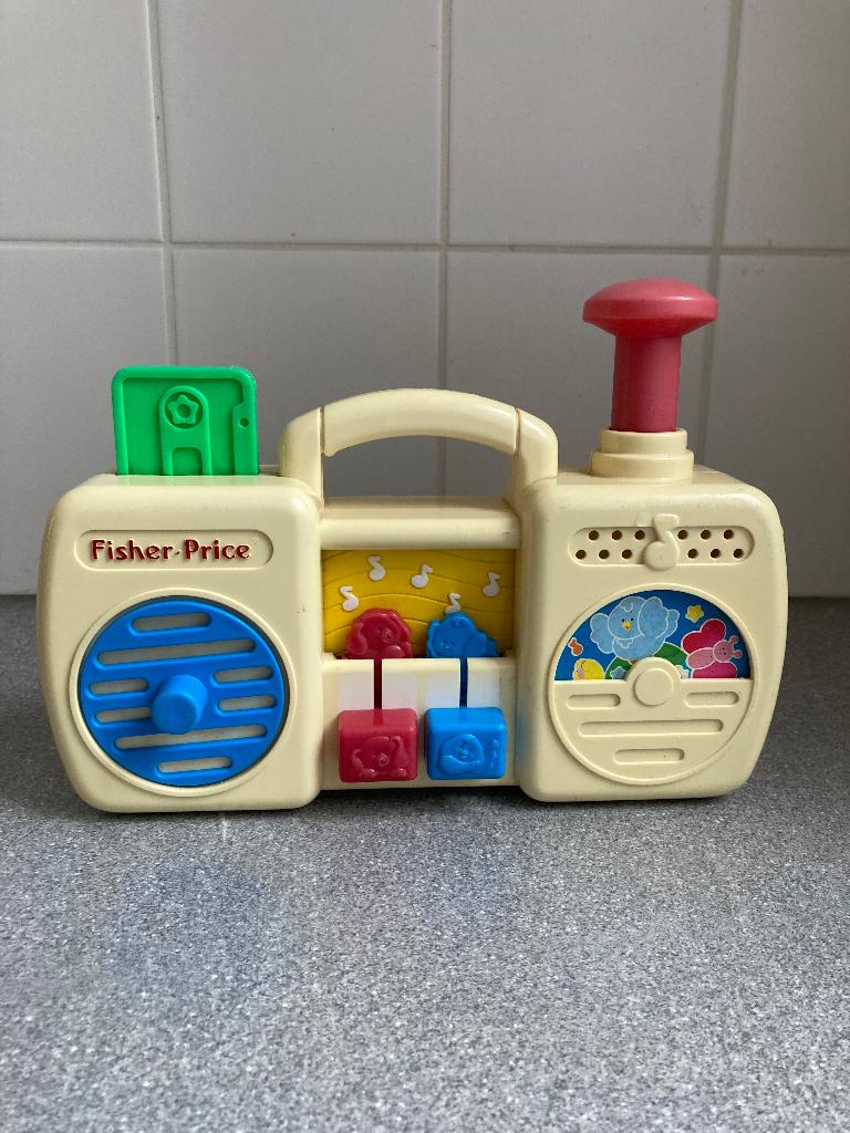 Fisher Price muziekdoosje radio vintage speeldoosje, Ophalen of Verzenden, Gebruikt, Speelset, Met geluid