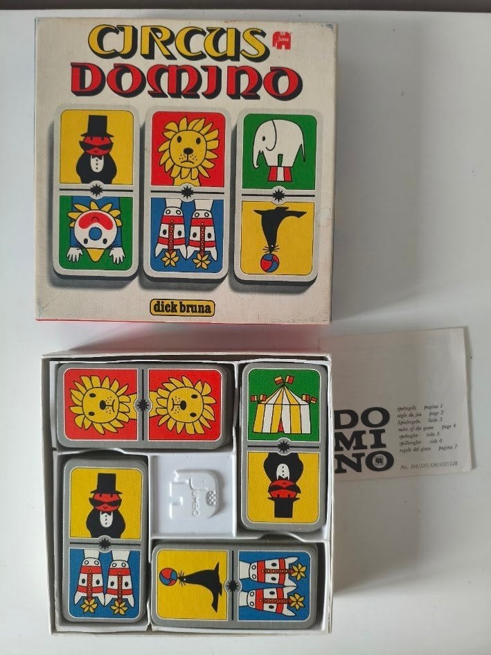 Circus domino plaatjes legspel ( Dick Bruna ), Ophalen of Verzenden, Gebruikt, Jumbo