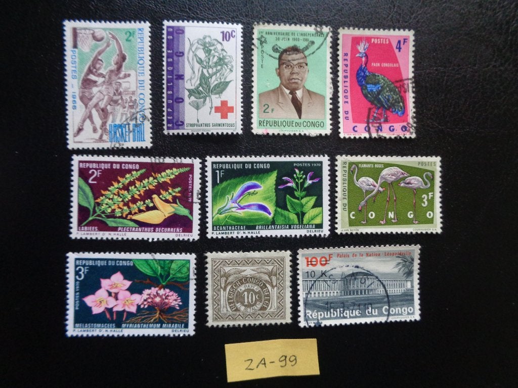 congo - diverse (za-99), Ophalen of Verzenden, Overige landen, Gestempeld