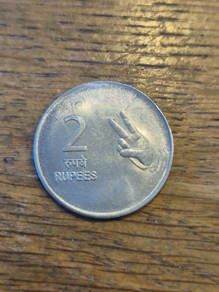 India - 2 Rupee 2007 H, Postzegels en Munten, Munten | Azië, Verzenden, Zuid-Azië, Losse munt