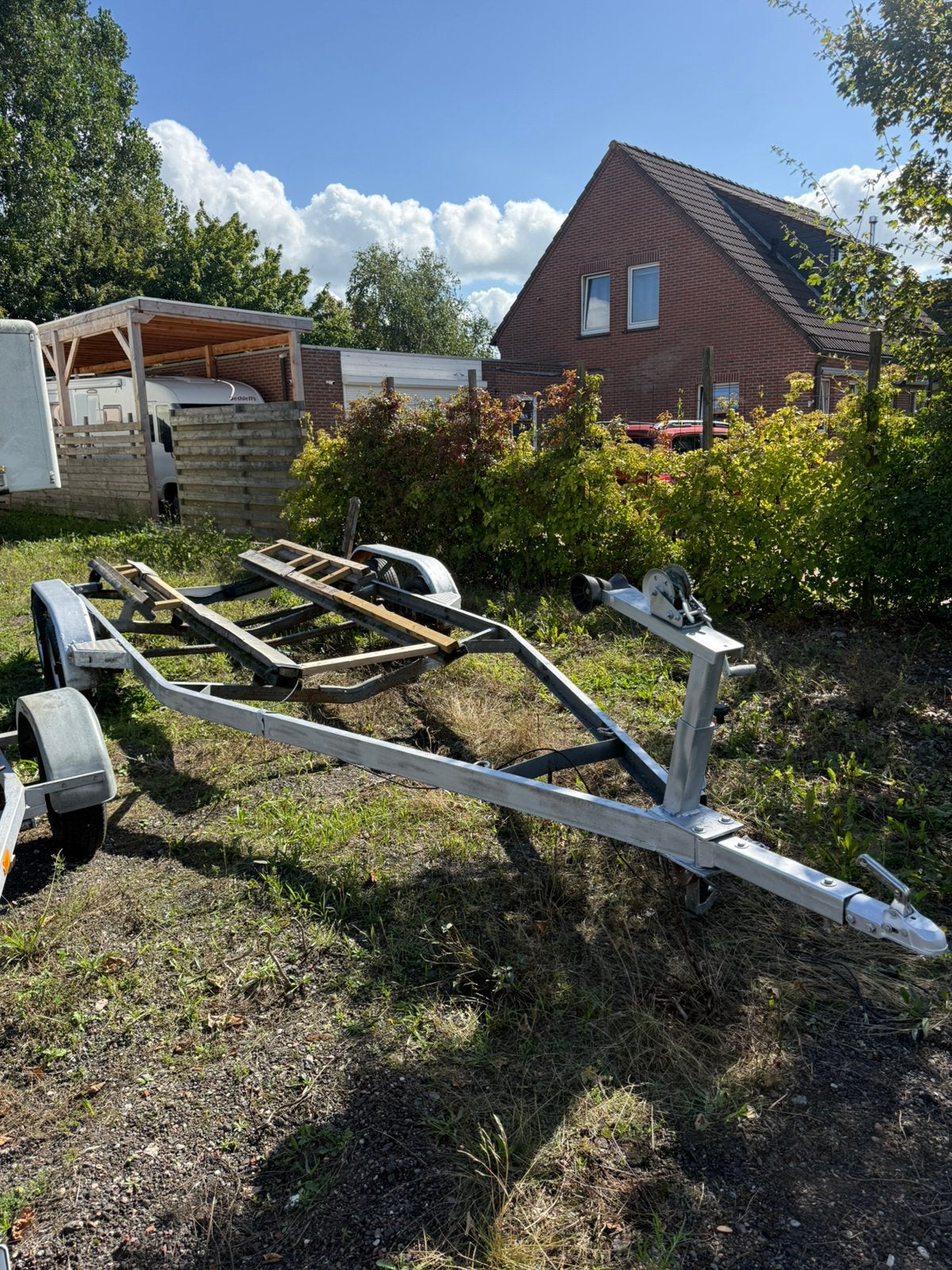 Boottrailer, grote trailer en kleine trailer, Watersport en Boten, Boottrailers, Ophalen, Overige typen, Minder dan 6 meter, Zo goed als nieuw