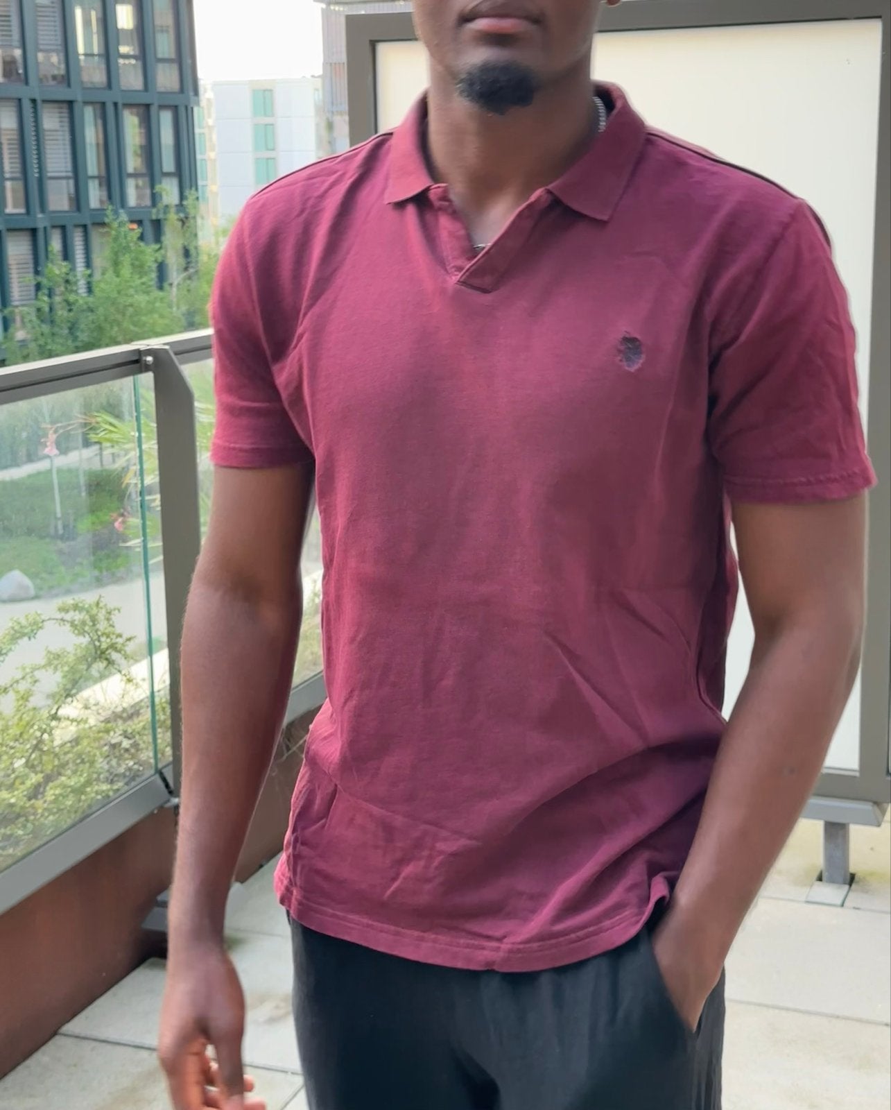 U.S. Polo Assn. Polo Shirt - 100% Katoen, Ophalen of Verzenden, Zo goed als nieuw, Maat 48/50 (M), Rood