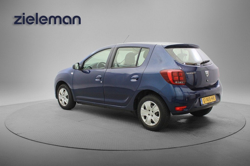 Dacia SANDERO 1.0 SCe Laureate - Airco, Cruise, Auto's, Dacia, Met garantie (alle), Blauw, Origineel Nederlands, Bedrijf