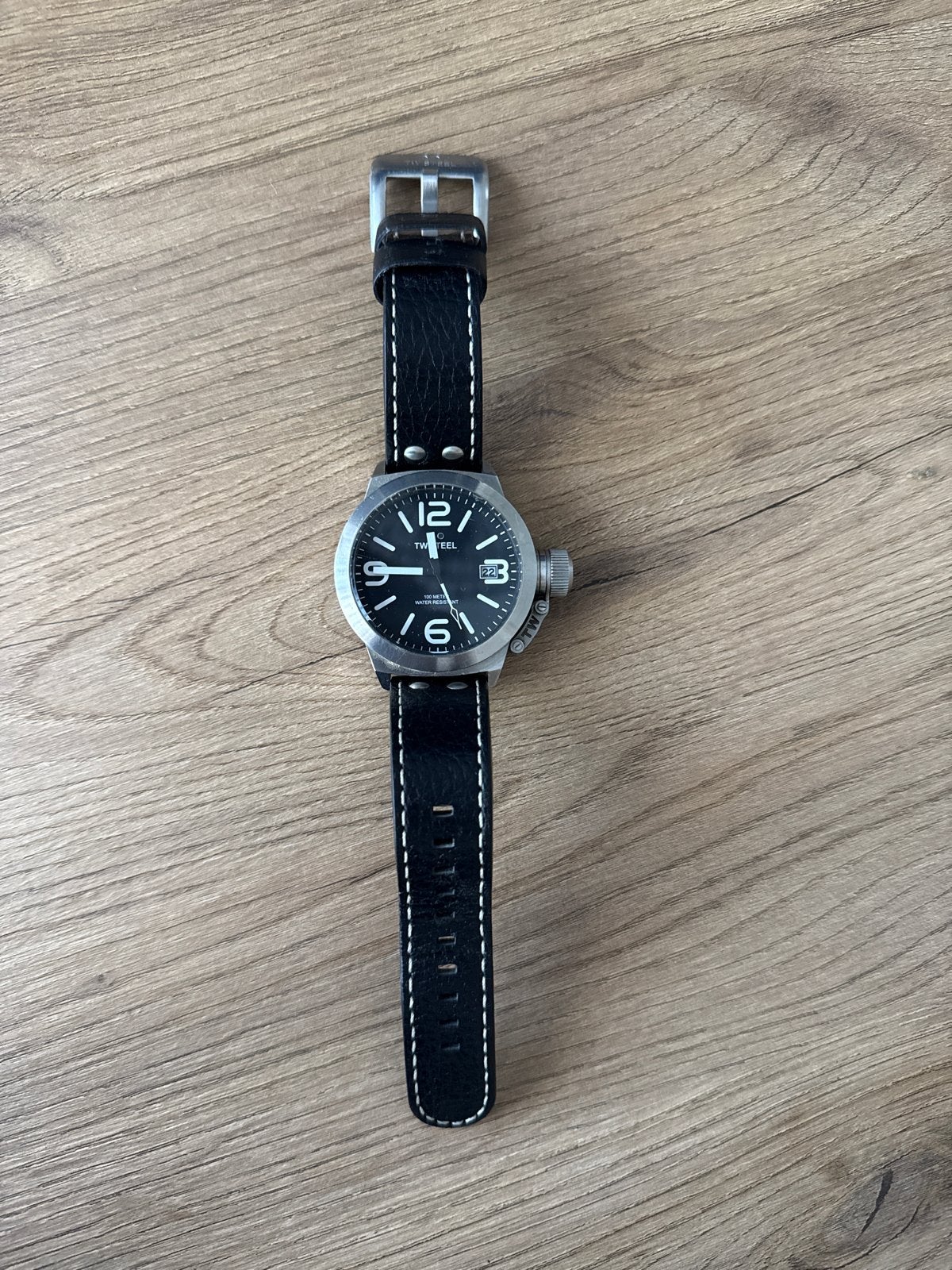 TW Steel Polshorloge, Sieraden, Tassen en Uiterlijk, Horloges | Heren, Overige merken, Staal, Polshorloge, Ophalen of Verzenden