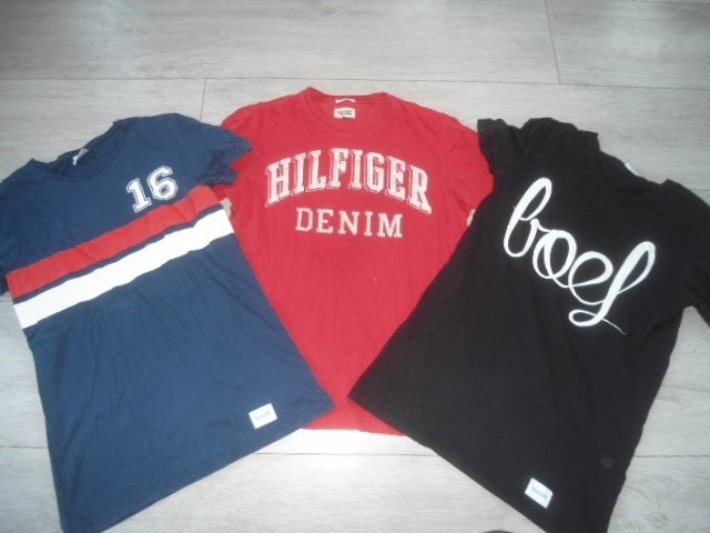 SETVOORDEEL! Tommy Hilfiger & Colourful Rebel; 3x T-shirt; S, Overige kleuren, Tommy Hilfiger, Ophalen of Verzenden, Zo goed als nieuw