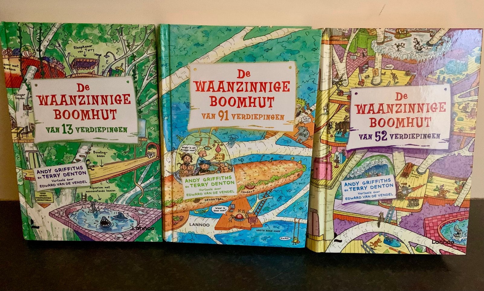 De waanzinnige boomhut (deel 1, 4 en 7), Ophalen, Zo goed als nieuw