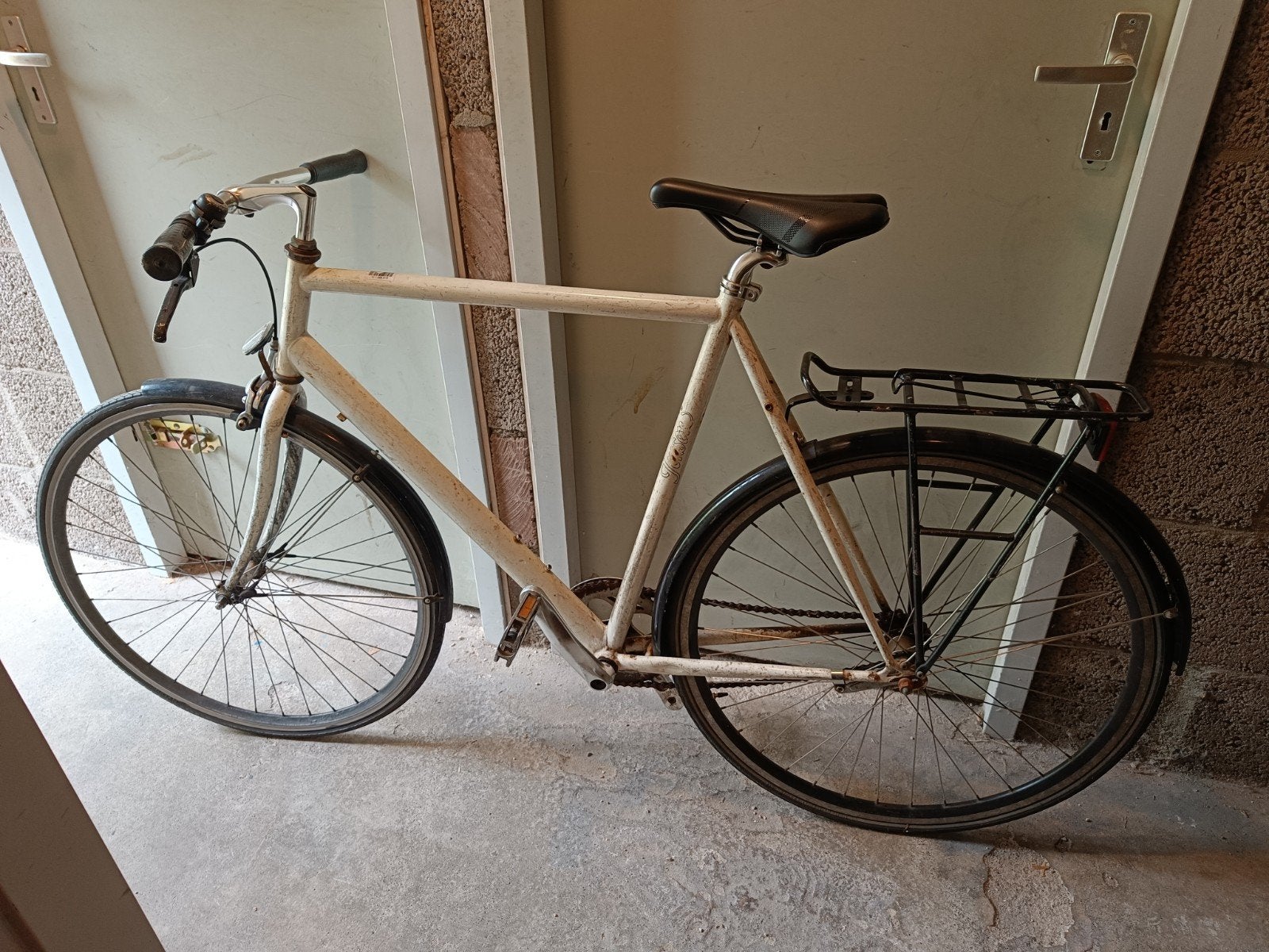 Deense Jensen fiets, Minder dan 10 versnellingen, Gebruikt, Velgrem, Ophalen