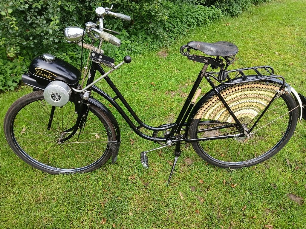 NSU fiets met Flink hulpmotor, 59 cm of meer, Ophalen, Terugtraprem