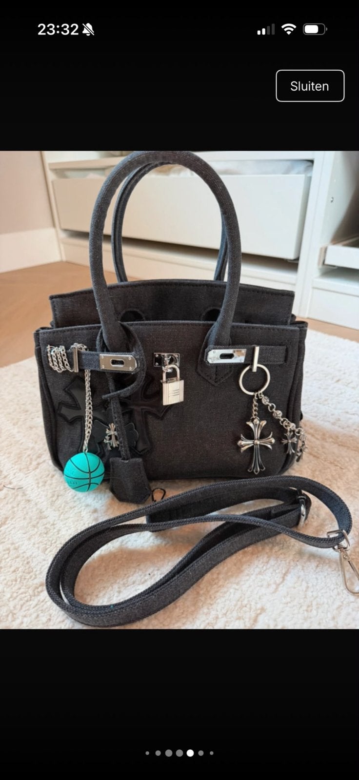 Be chloe tas, Ophalen of Verzenden, Zo goed als nieuw, Zwart, Handtas